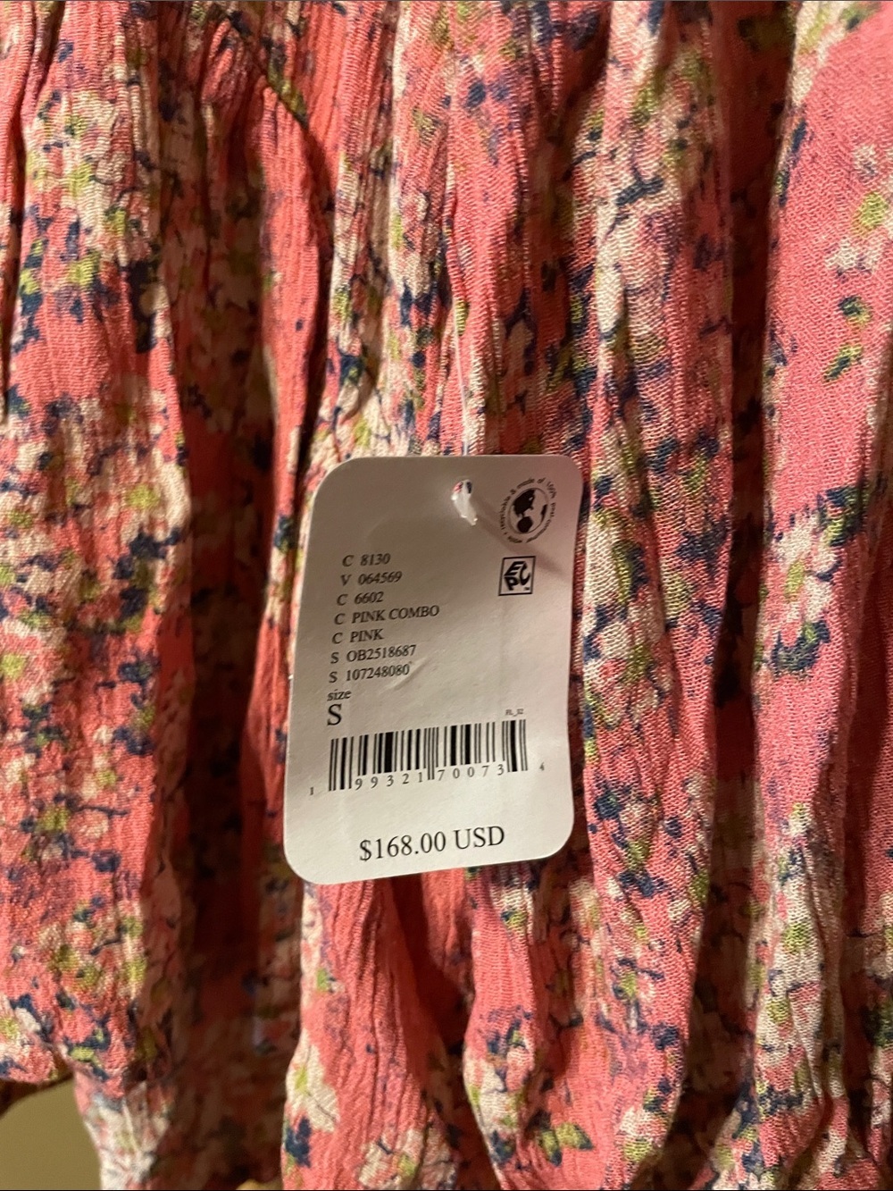 NWT Free People Calla Lily Printed Mini skirt set - Picture 5 of 8